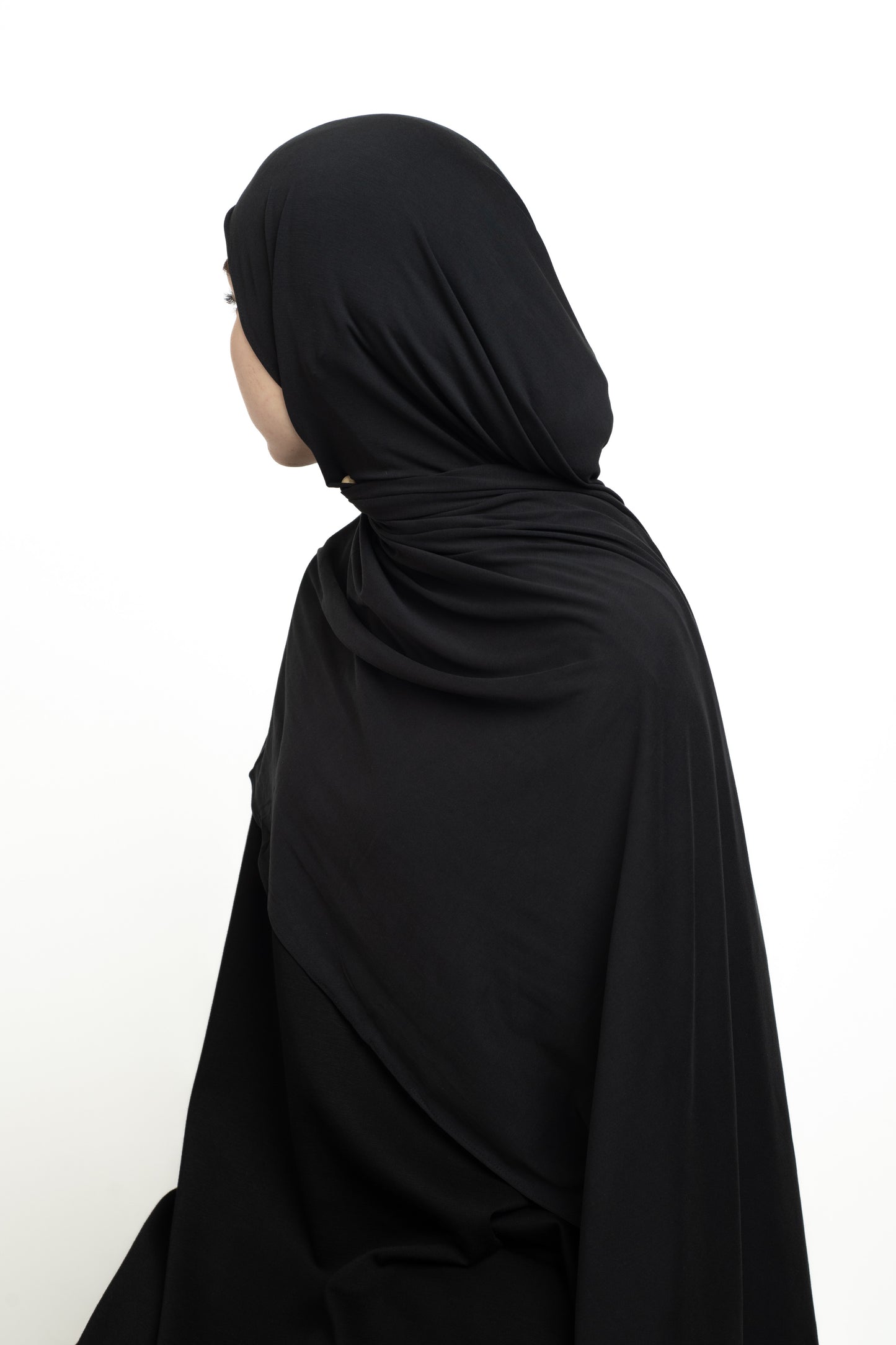 Black Breathable Hijab
