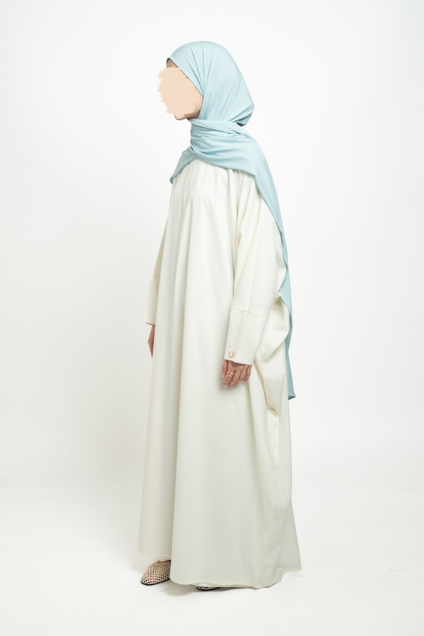 Off-White Linen Batwing