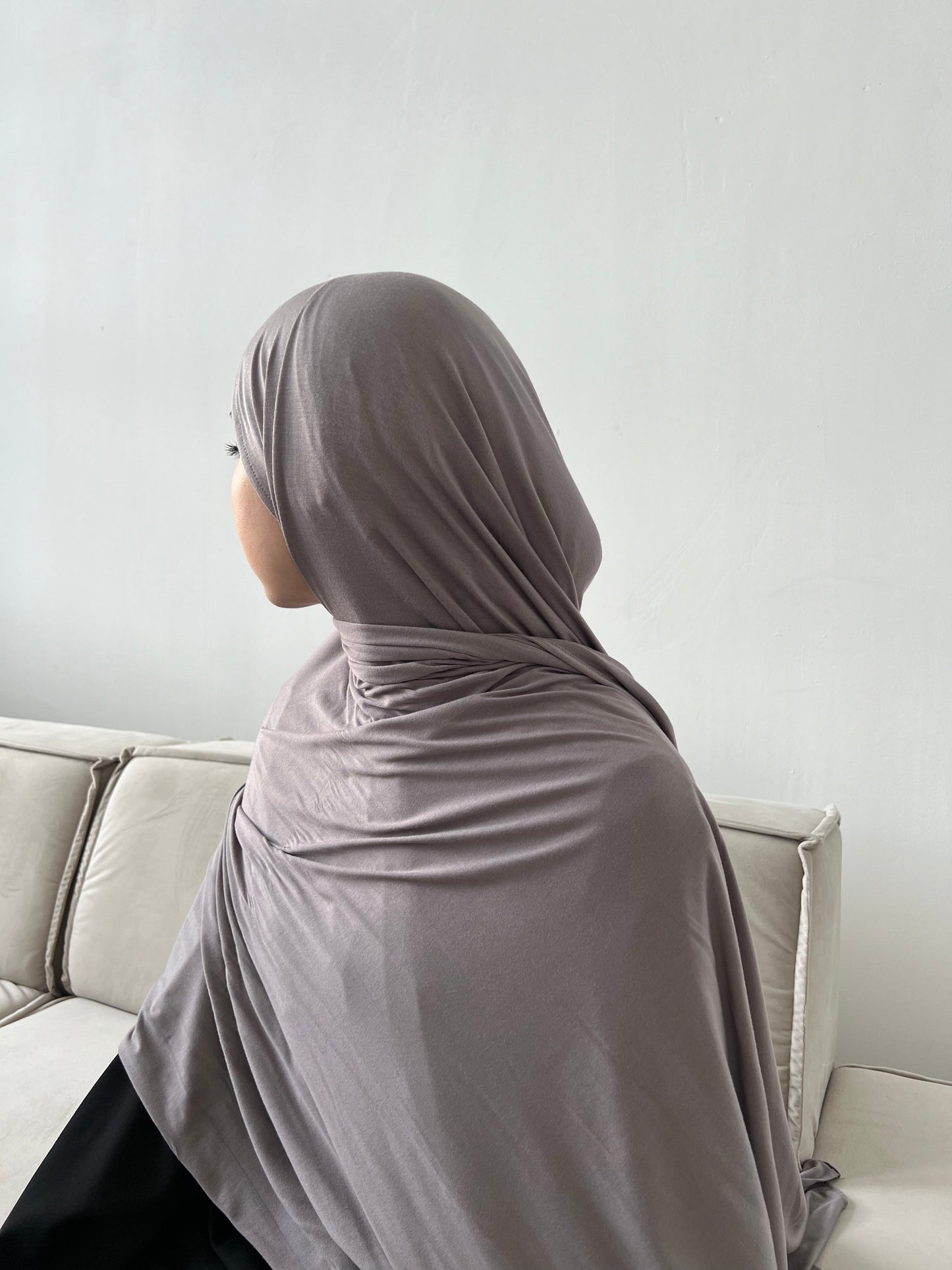 Moon-Grey Bamboo Hijab