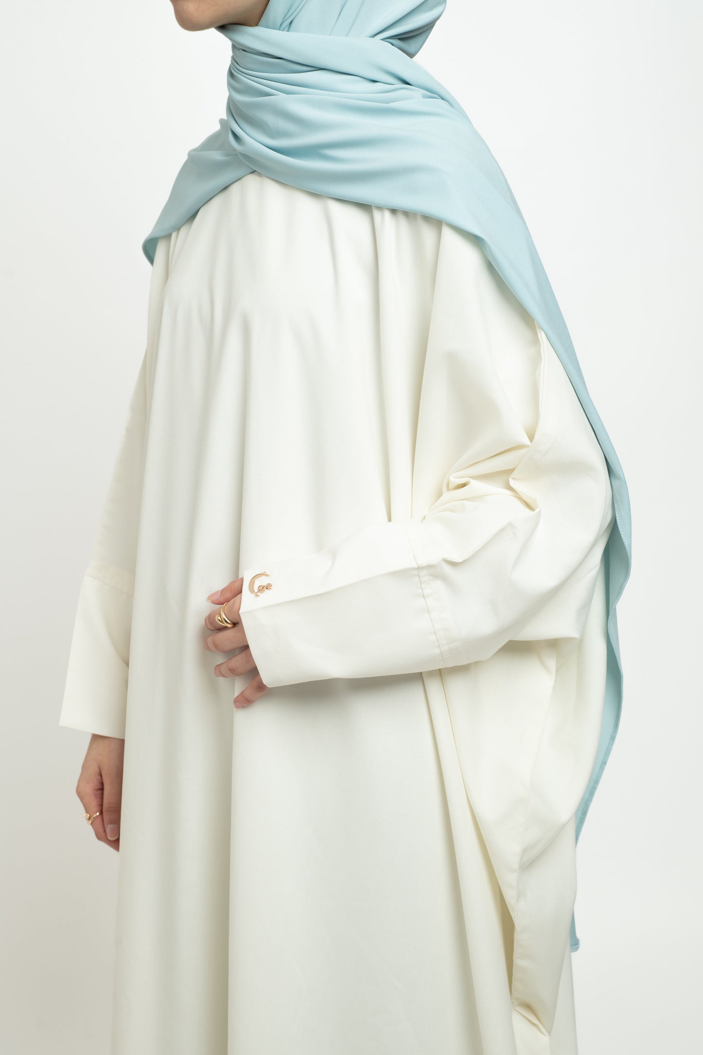 Off-White Linen Batwing