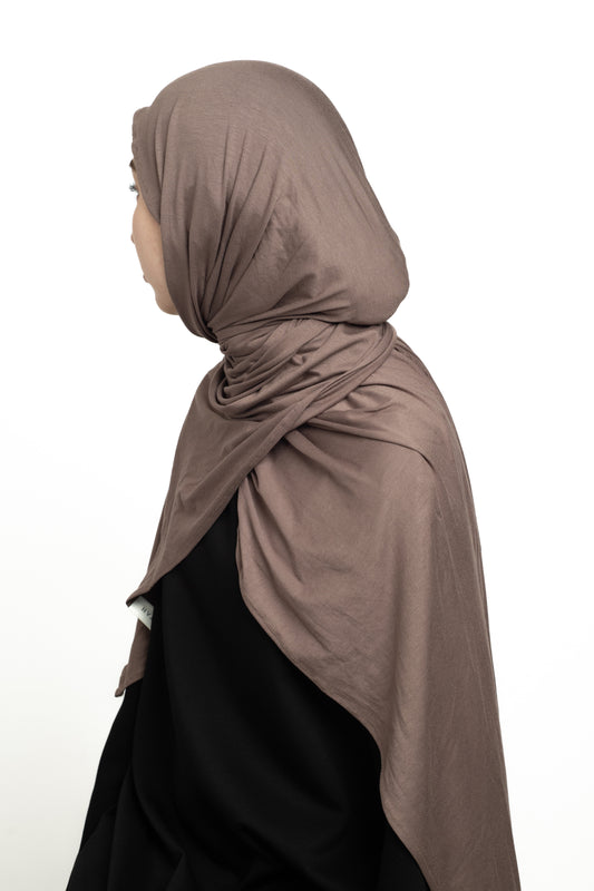 Ash Brown Bamboo Hijab
