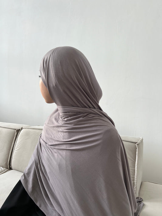 Moon-Grey Bamboo Hijab