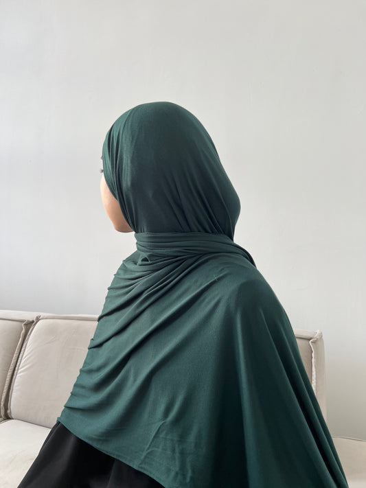 Forest Green Bamboo Hijabs